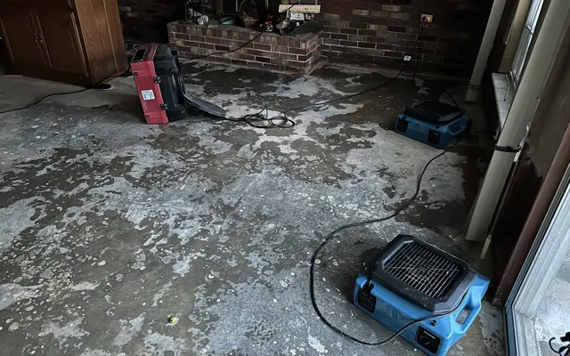 Storm Flood Cleanup in Five Points, Alabama